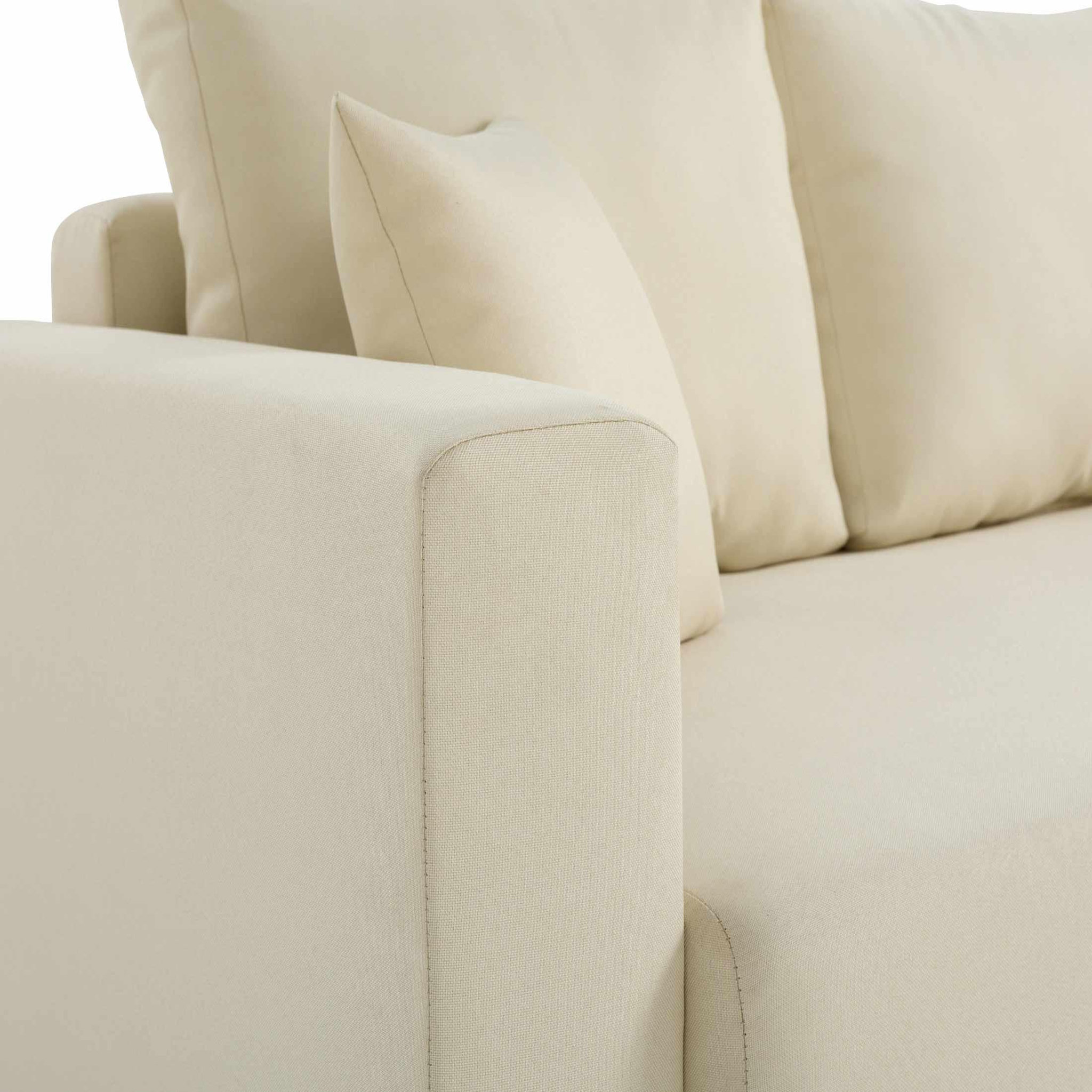 Voir la diapositive 4 : BEST MOBILIER Regala - canapé 3 places - convertible avec coffre - en tissu