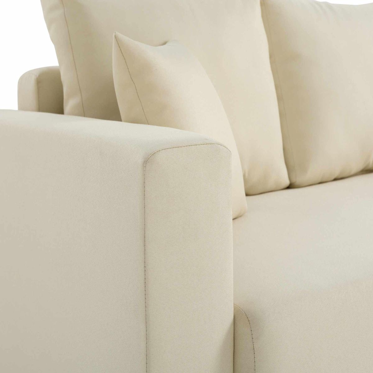 BEST MOBILIER Regala - canapé 3 places - convertible avec coffre - en tissu