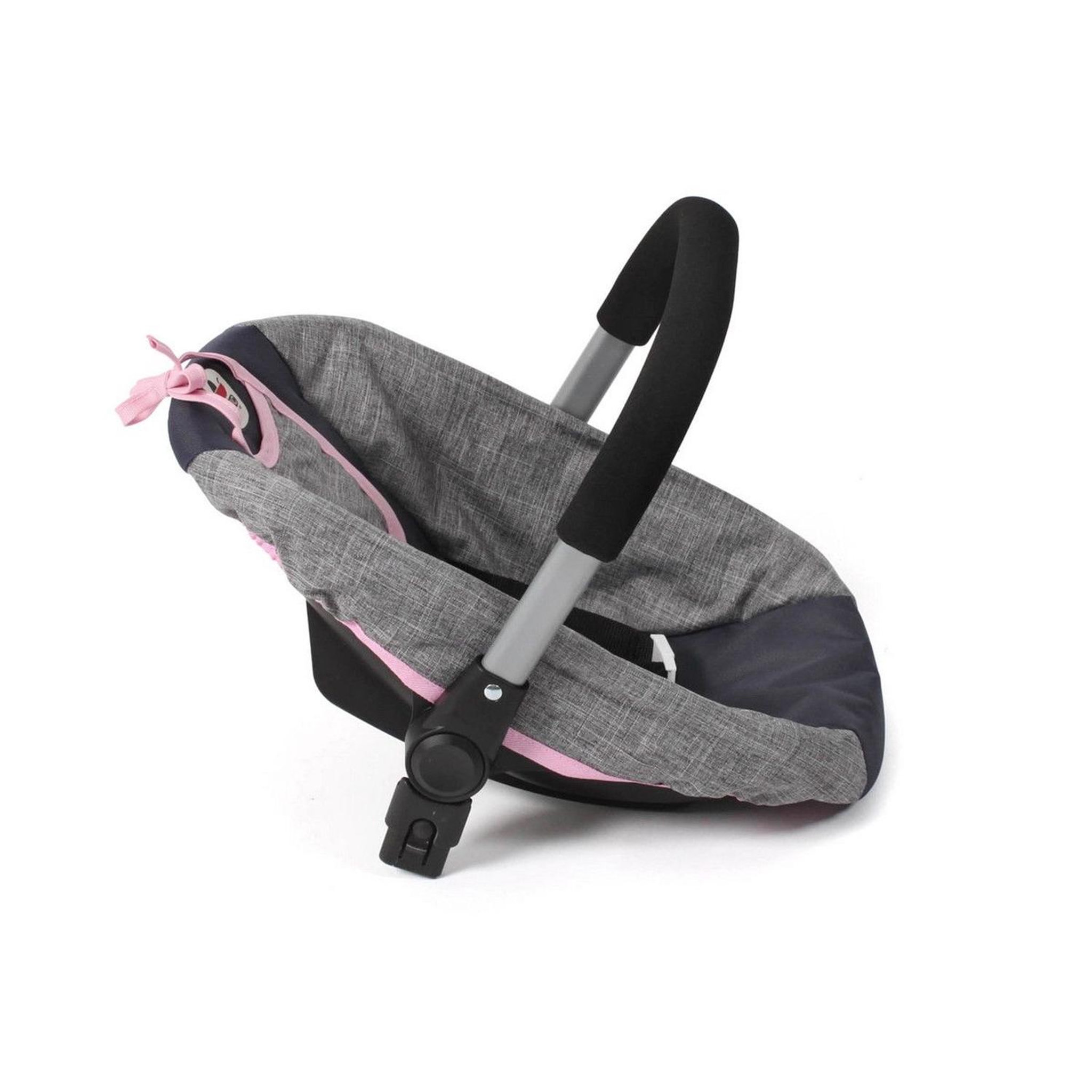 Voir la diapositive 2 : BAYER CHIC 2000 Siège auto pour poupée avec adaptateur Jeans gris-marine