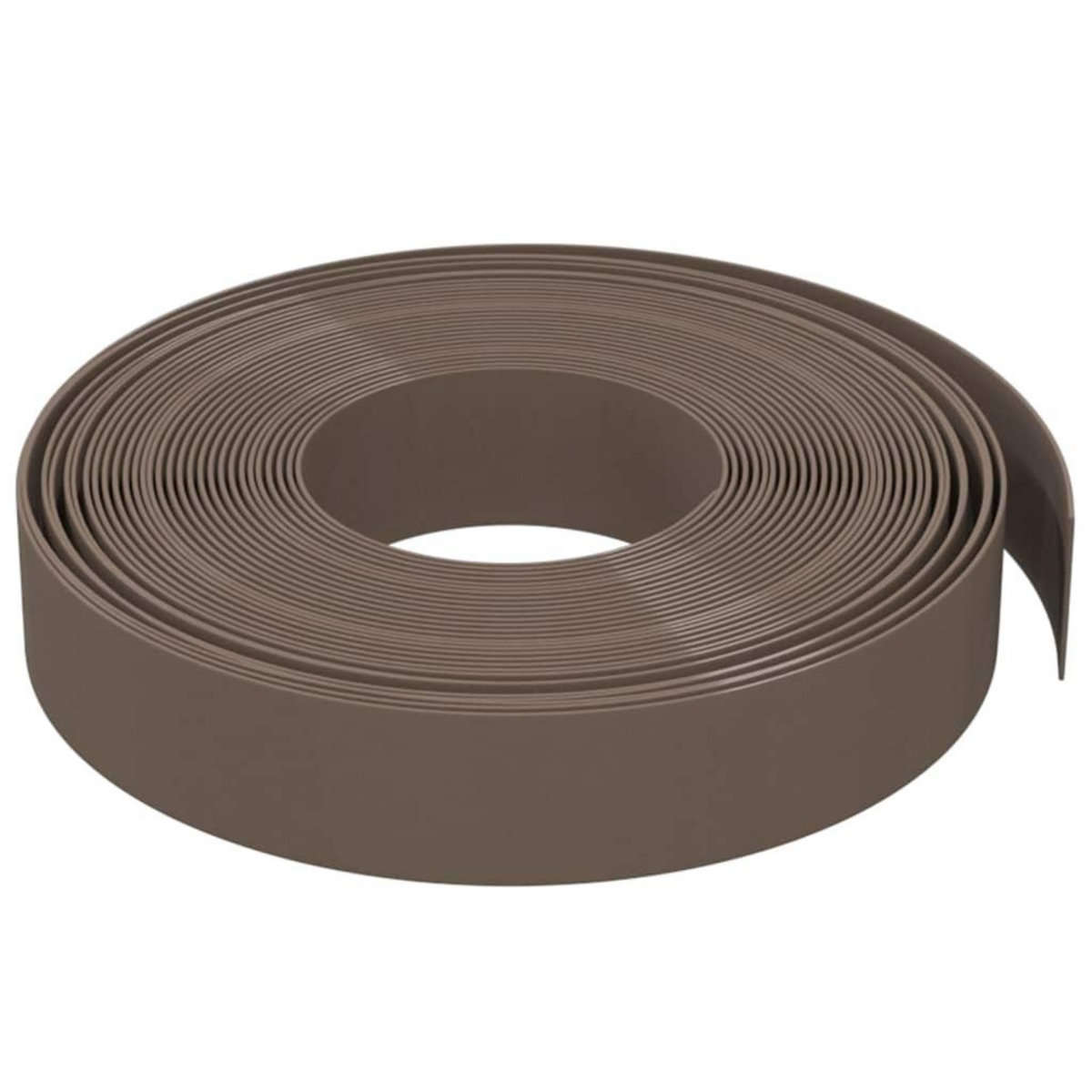 VIDAXL Bordures de jardin 5 pcs marron 10 m 10 cm polyethylene