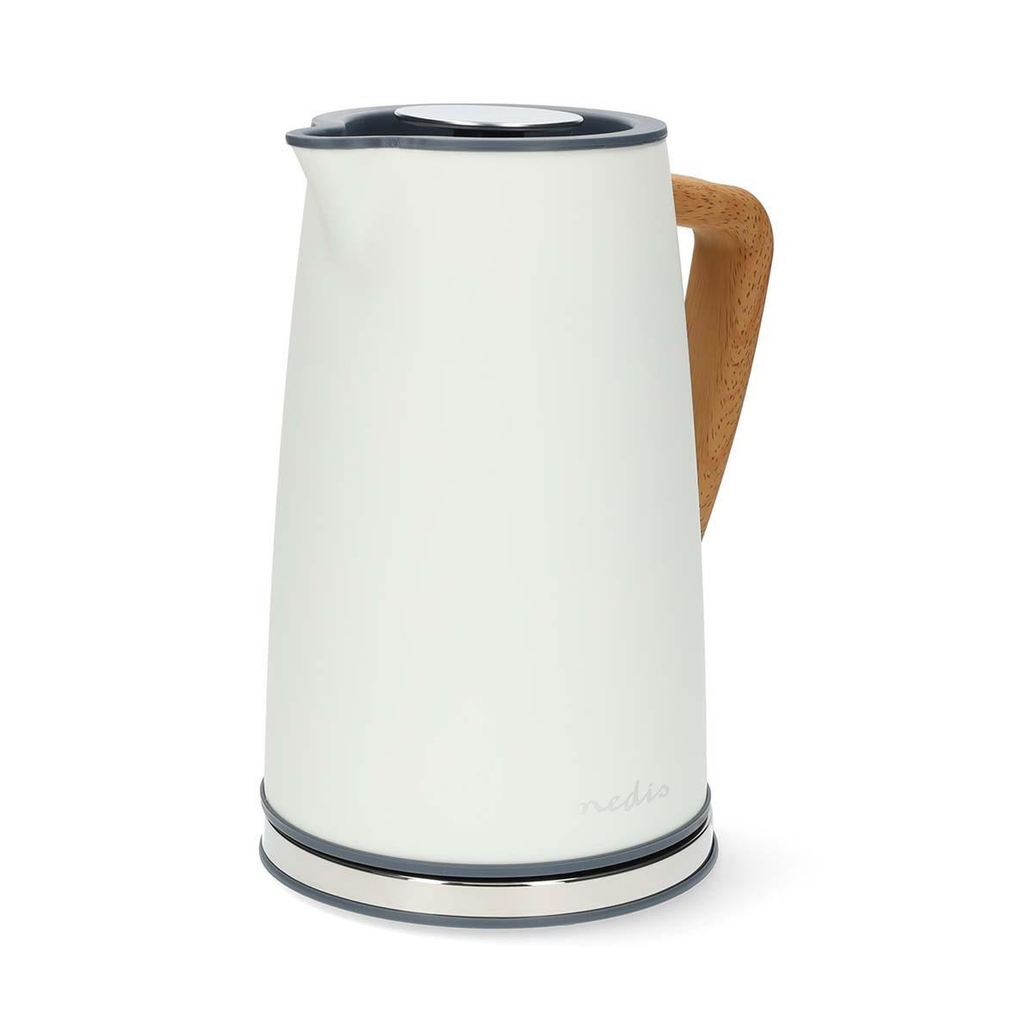 Voir la diapositive 6 : NEDIS Bouilloire sans fil 1.7l 2200w blanc - kawk510ewt