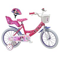 Disney La Reine des Neiges Vélo 16 Fille Licence Reine des Neiges pour  enfant de 5 à 7 ans avec stabilisateurs à molettes - 2 freins pas cher 