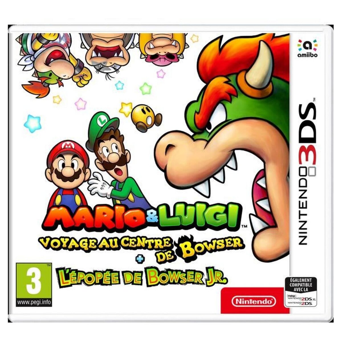 Mario et Luigi : Voyage au centre de Bowser + L'épopée de Bowser Junior Nintendo 3DS