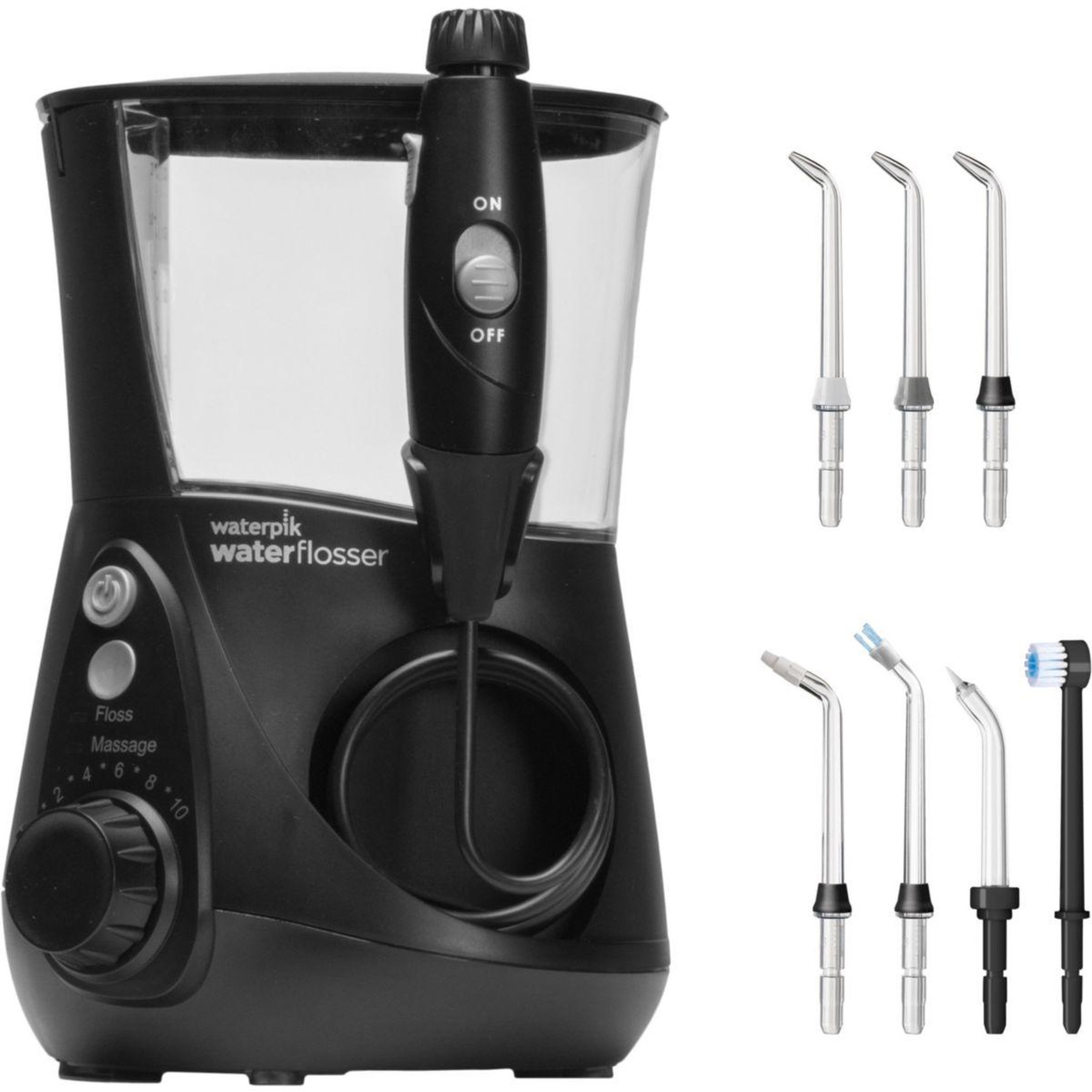 Voir la diapositive 2 : Waterpik Hydropulseur Ultra Professionnal Noir