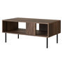 Voir la diapositive 1 : BEST MOBILIER Franco - table basse - effet bois - 1 niche - 100 cm