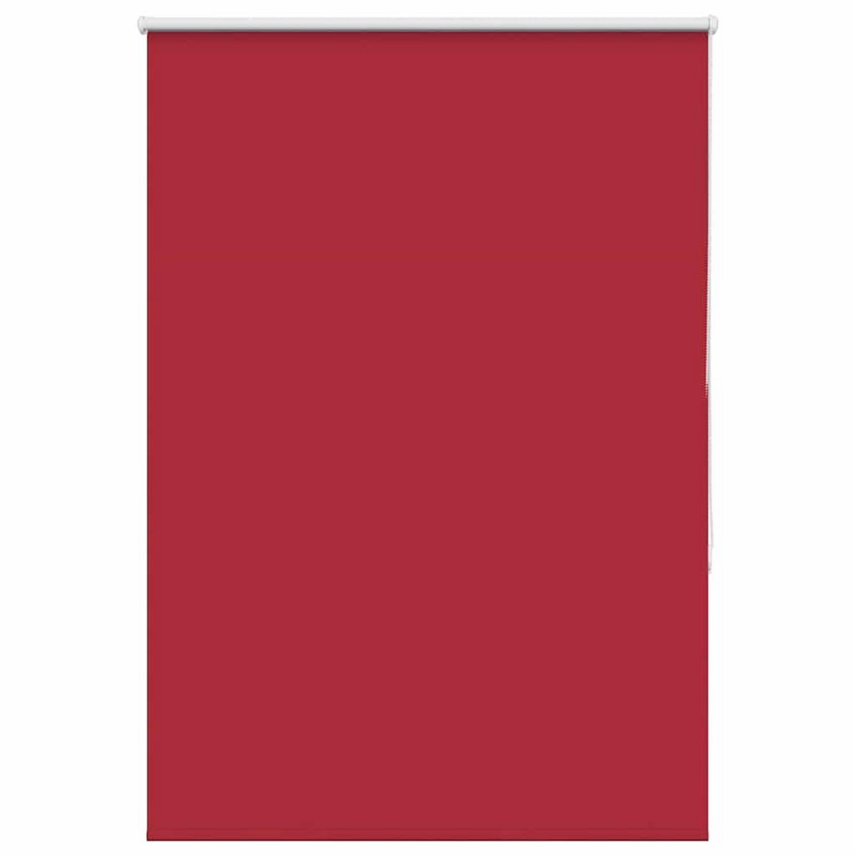 VIDAXL Store enrouleur occultant rouge largeur du tissu 105,7 cm