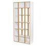 Voir la diapositive 2 : Paris Prix Bibliothèque Design 6 Étagères  Newbury  210cm Chêne & Blanc