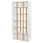 Voir la diapositive 2 : Paris Prix Bibliothèque Design 6 Étagères  Newbury  210cm Chêne & Blanc