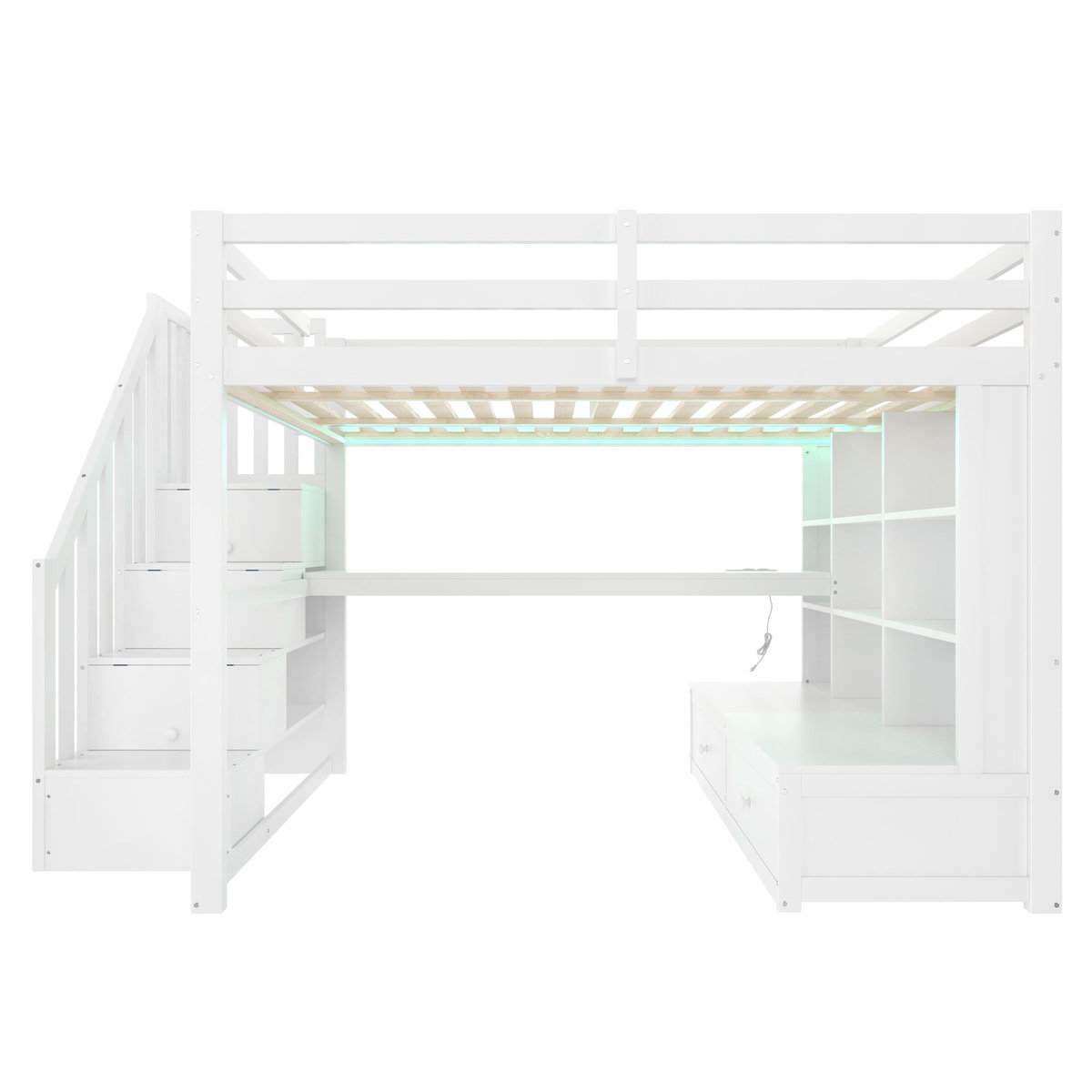 MERAX Lit mezzanine enfant