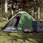 VIDAXL Tente de camping a dome 2 personne vert impermeable