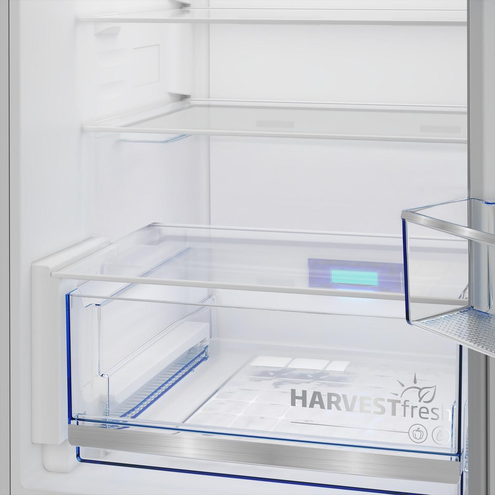 Voir la diapositive 4 : Beko Réfrigérateur combiné 60cm 415l ventilé blanc - B3RCNE415HW