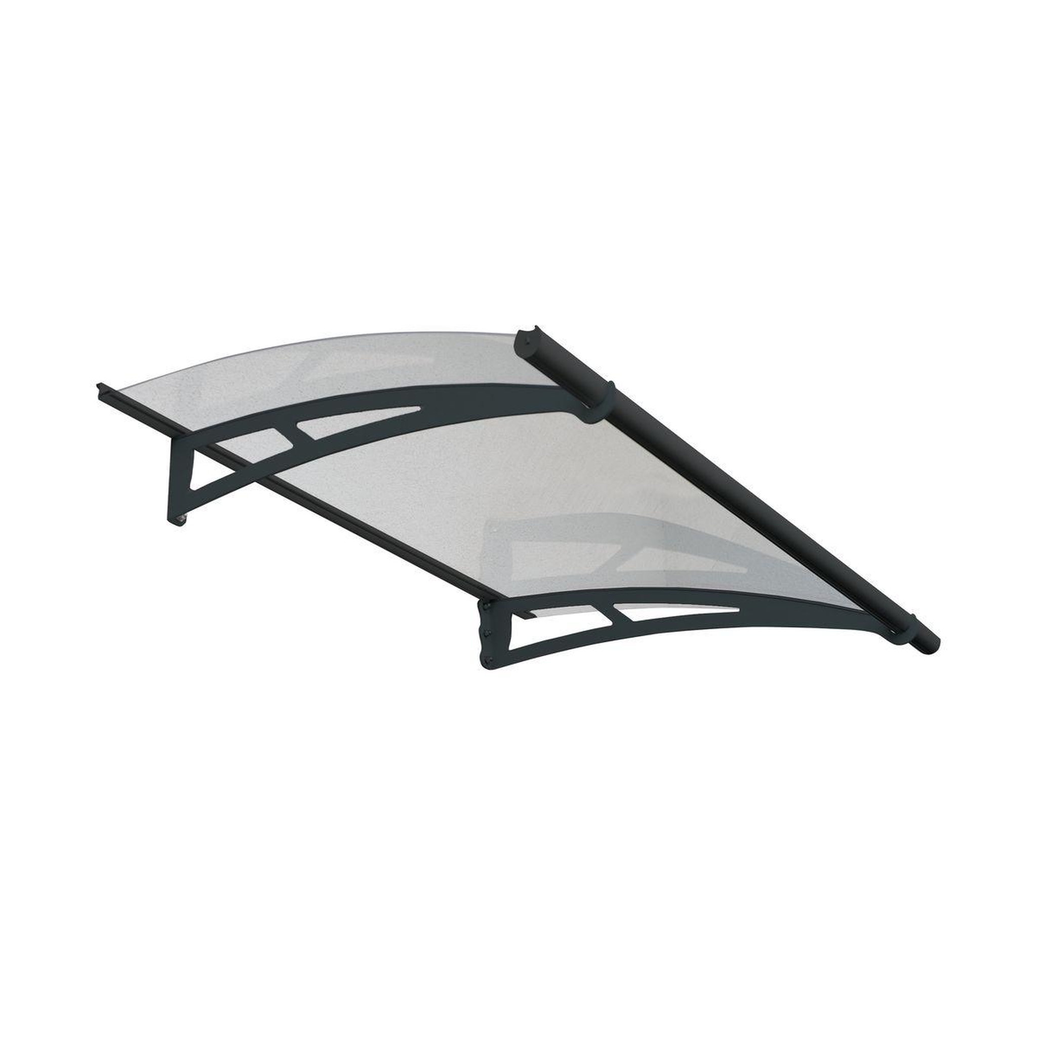 Voir la diapositive 2 : Canopia by PALRAM Marquise - Anthracite - 91-5x150-5cm - AQUILA 1500