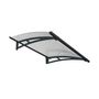 Voir la diapositive 2 : Canopia by PALRAM Marquise - Anthracite - 91-5x150-5cm - AQUILA 1500
