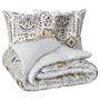 Voir la diapositive 2 : ATMOSPHERA Housse de couette 260x240 + 2 taies coton KHAFU