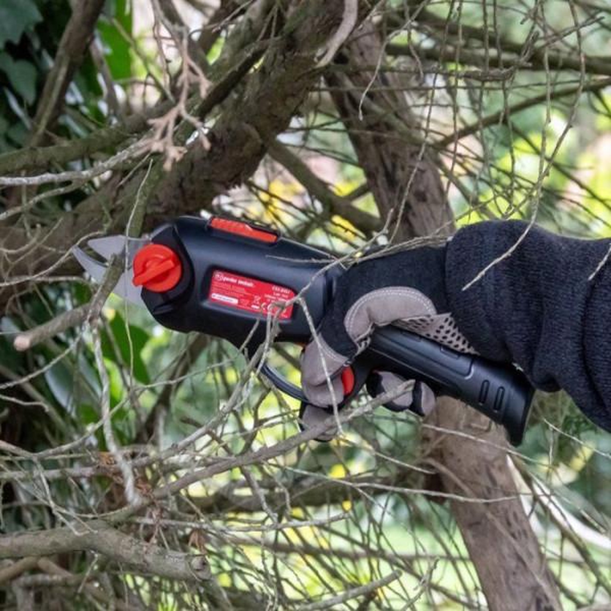 Voir la diapositive 4 : Elem Sécateur rechargeable - elem garden - cs3.6vli - 3.6 v - 1.5 ah - inclus une batterie intégrée + chargeur