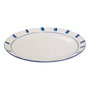 Voir la diapositive 2 : SECRET DE GOURMET Lot de 6 Assiettes Plates  Océania  27cm Bleu