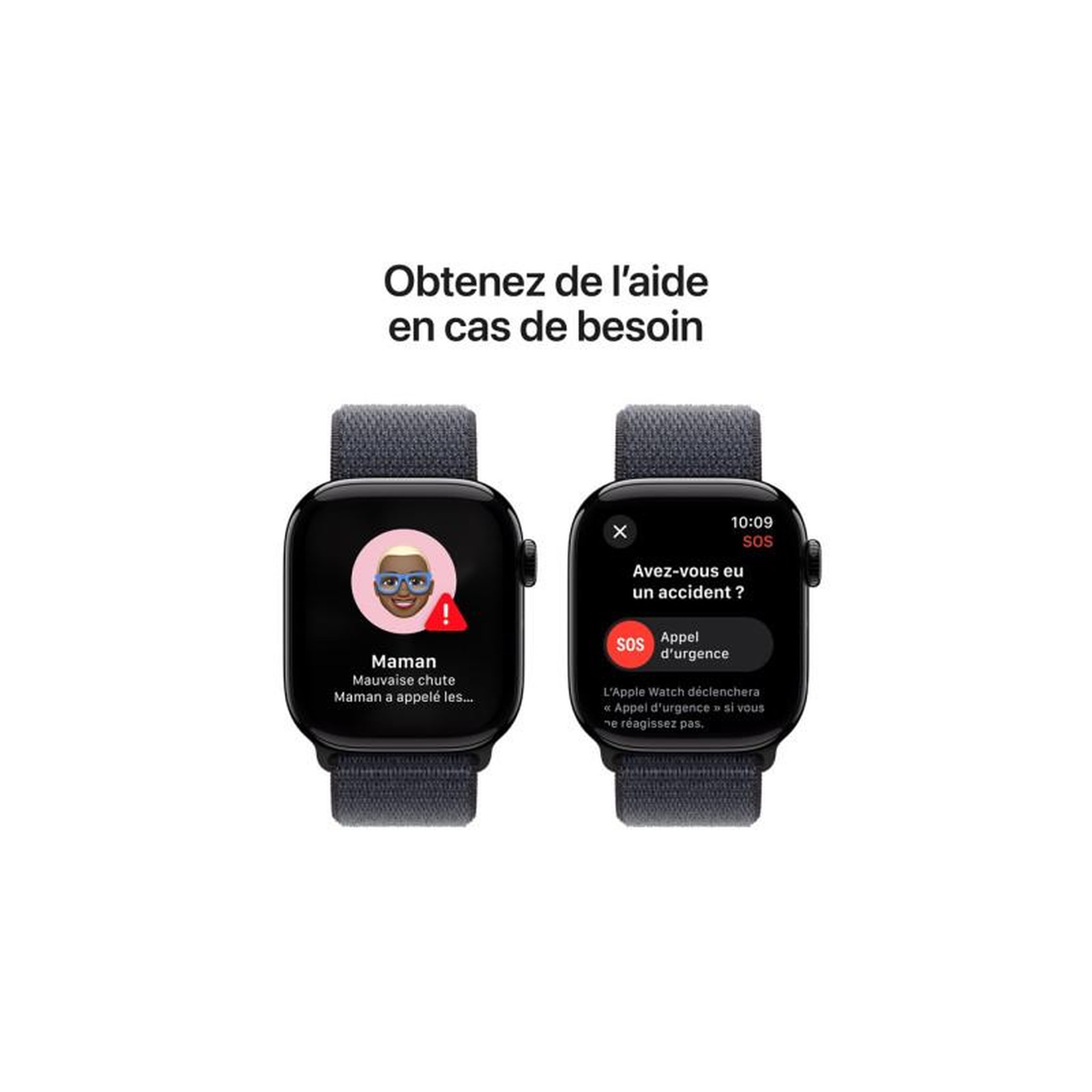 Voir la diapositive 6 : APPLE Montre connectée Serie 10 42mm Alu/Noir Loop