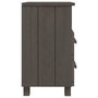 Voir la diapositive 4 : VIDAXL Table de chevet HAMAR Gris clair 40x35x62 cm Bois de pin massif