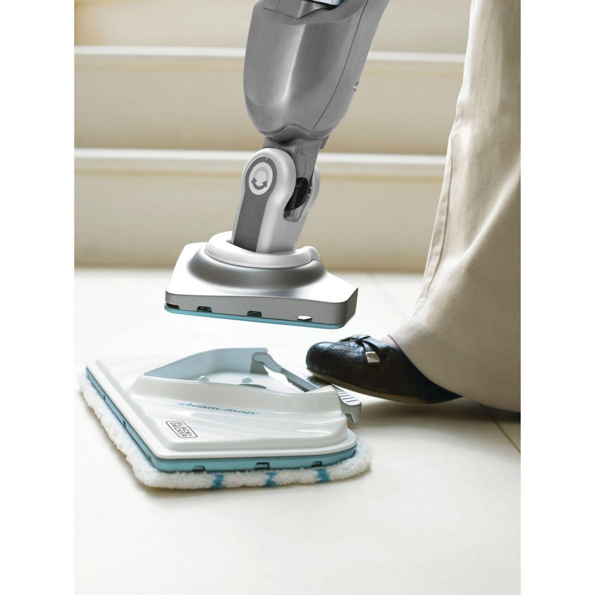 Voir la diapositive 4 : Black et Decker Lingettes et serpillères lavage delta fsmp30 triangulaire nettoyeur vapeur fsm1630