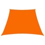 VIDAXL Voile de parasol Tissu Oxford trapeze 3/4x3 m Orange