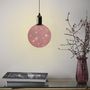Voir la diapositive 5 : Paris Prix Lampe Suspension à Led  Boule  30cm Rose