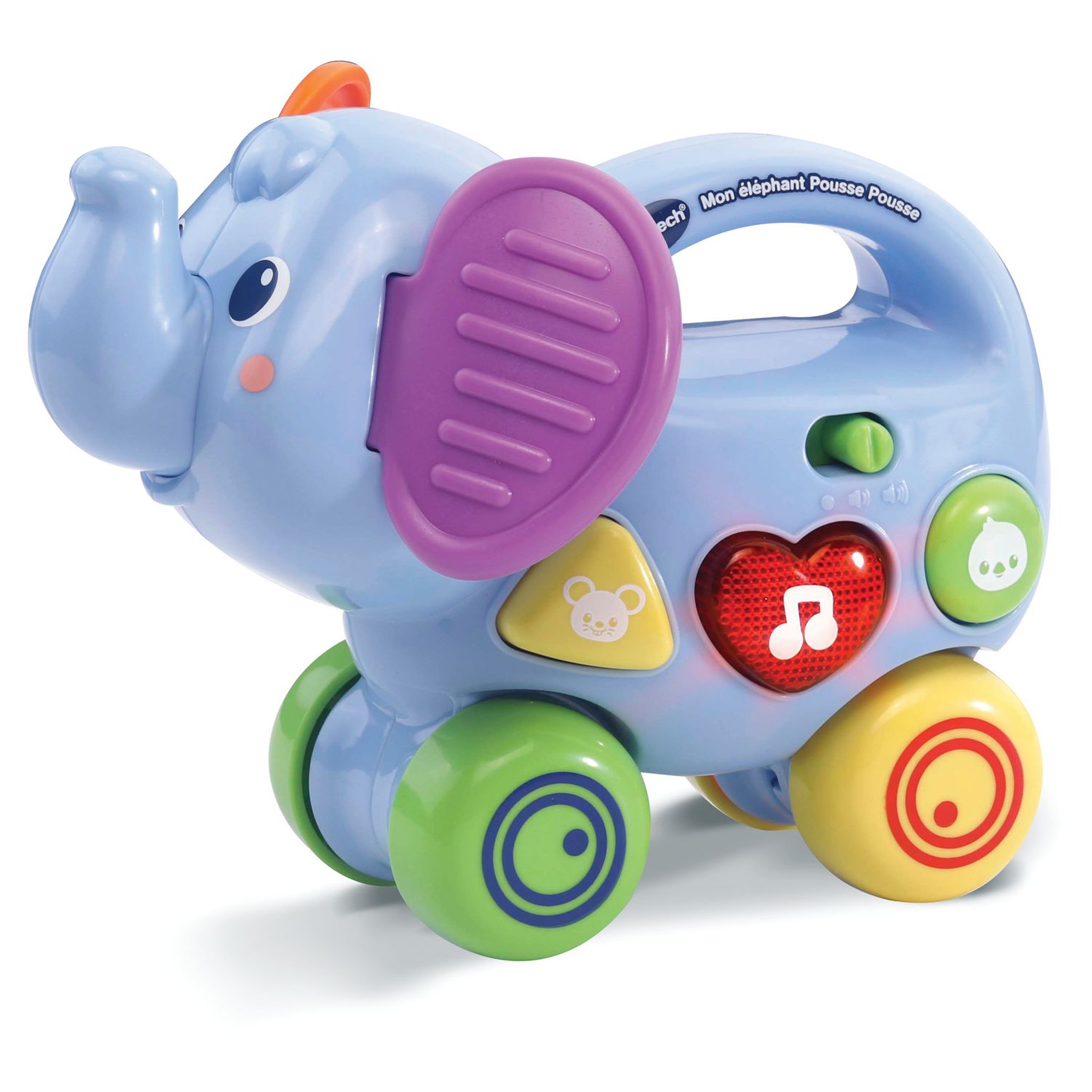 Voir la diapositive 1 : VTECH Eléphant pousse pousse 