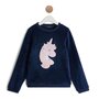 IN EXTENSO Sweat licorne à sequins reversibles fille