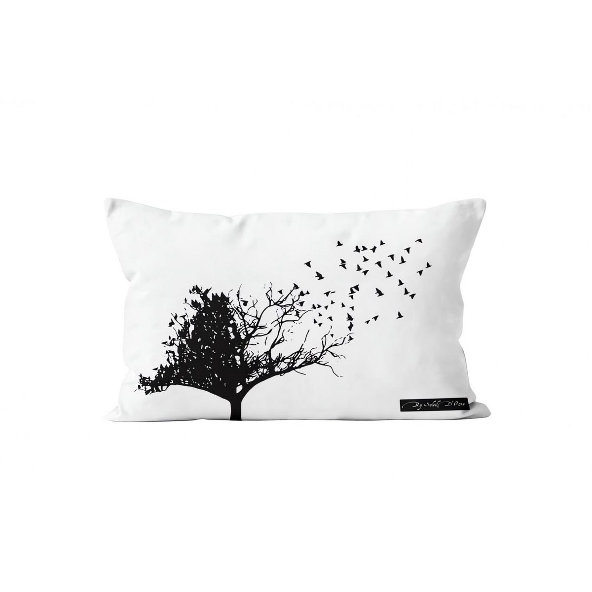 SOLEIL D'OCRE Housse de coussin BIRDS, par Soleil d'Ocre