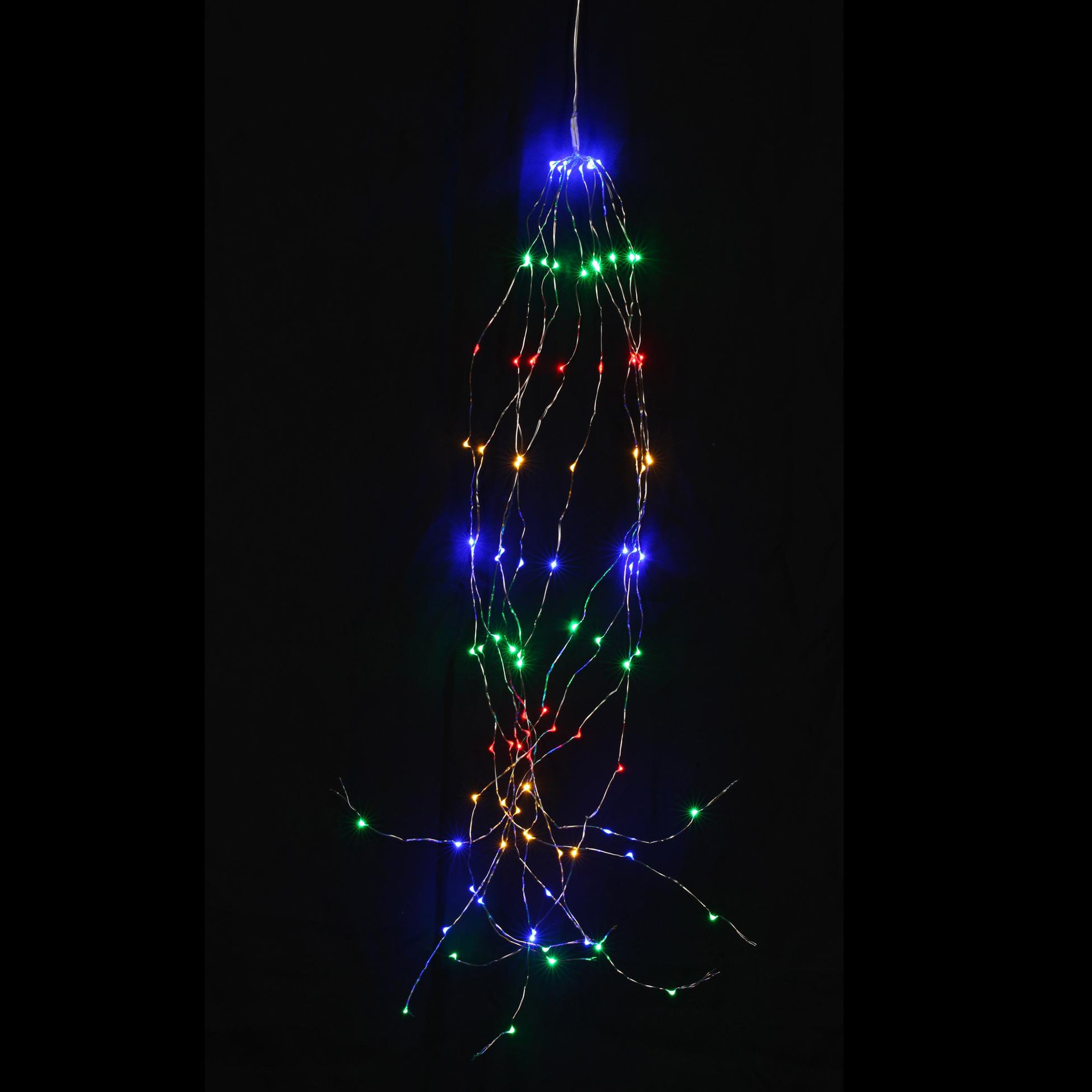 Voir la diapositive 2 : Eden Guirlande 10 spirales tombantes 200 mini led