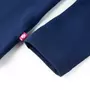 VIDAXL T-shirt pour enfants a manches longues bleu marine 140