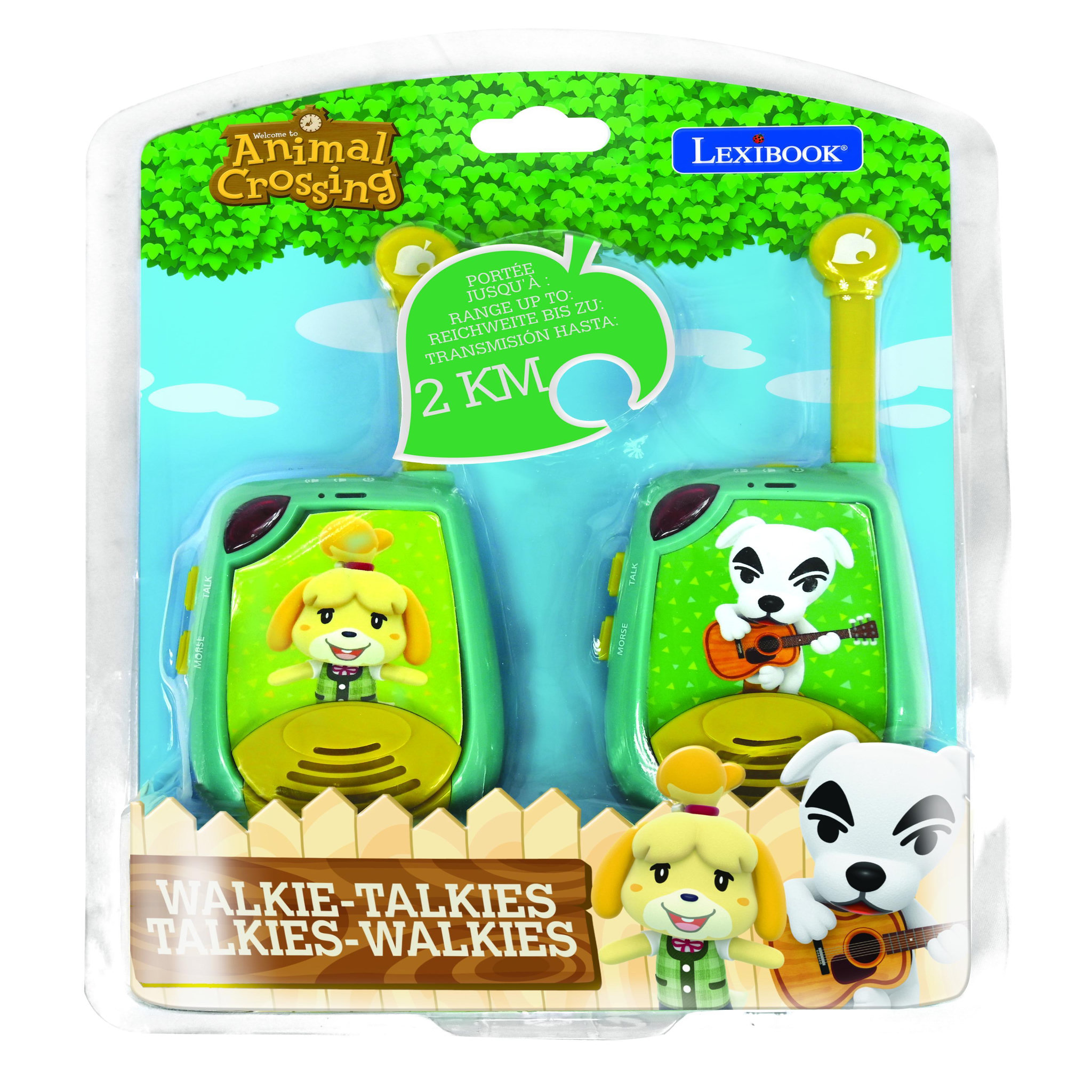 Voir la diapositive 5 : Lexibook Talkie-Walkies Animal Crossing portée 2km fonction morse