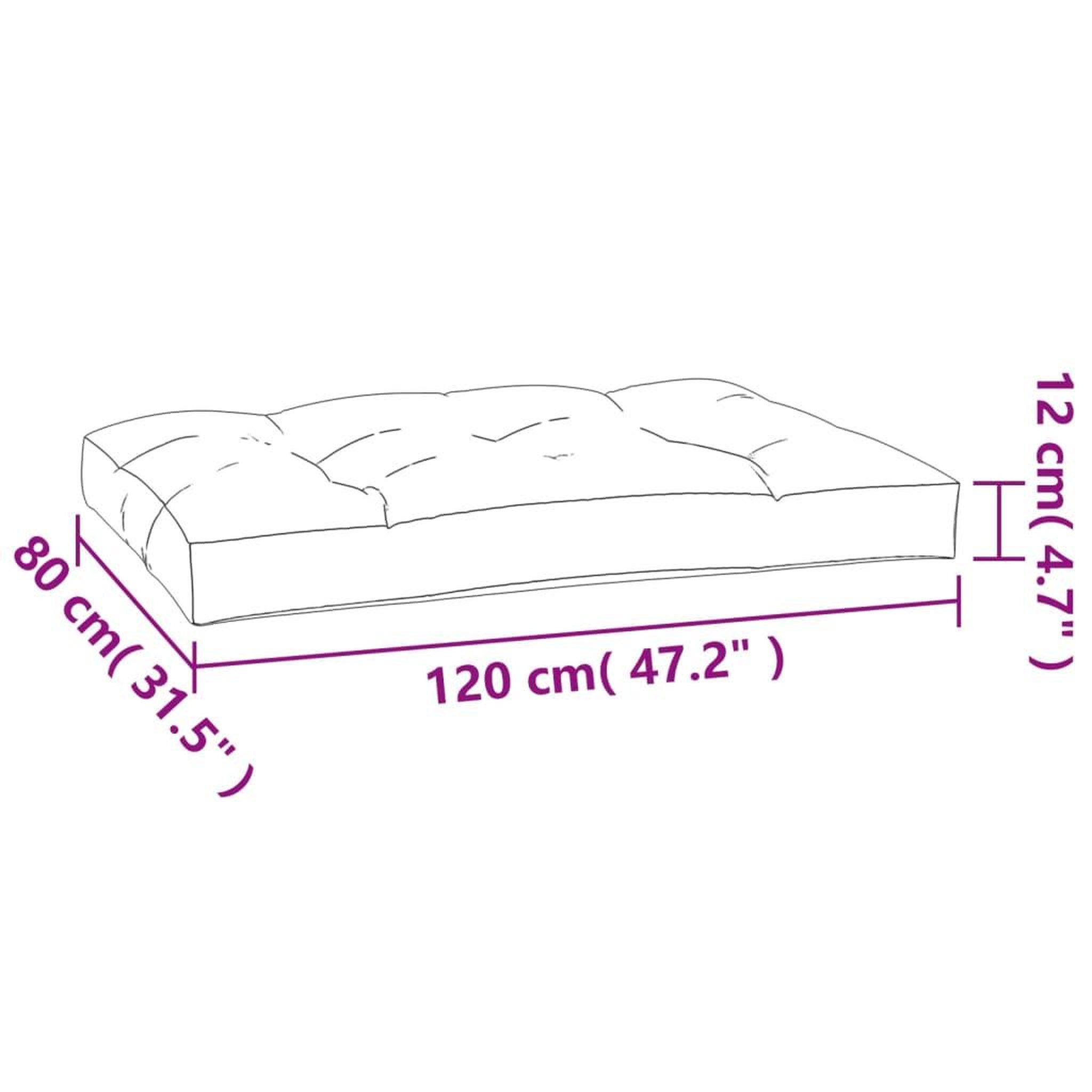 Voir la diapositive 6 : VIDAXL Coussins de palette lot de 2 bleu royal tissu