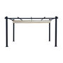 Voir la diapositive 5 : CONCEPT USINE Pergola auto-portée 3 x 4 m avec toile rétractable beige NILA