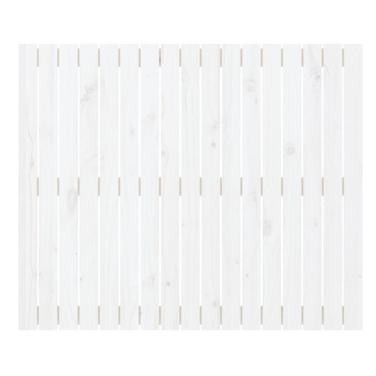 VIDAXL Tete de lit murale Blanc 108x3x90 cm Bois massif de pin