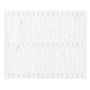 Voir la diapositive 4 : VIDAXL Tete de lit murale Blanc 108x3x90 cm Bois massif de pin