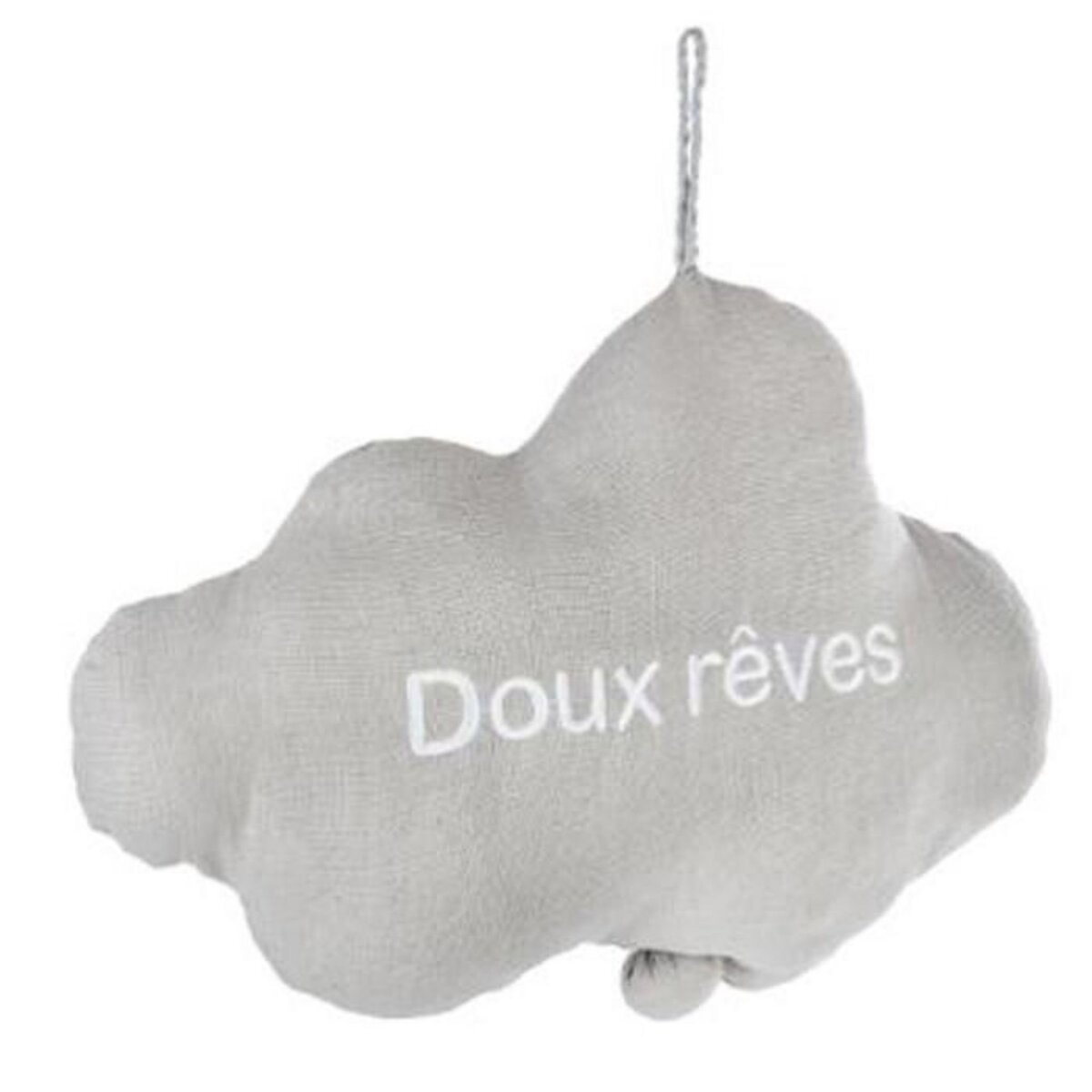 Atmosphera Kids Coussin Déco Musical  Nuage  30cm Gris