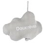 Voir la diapositive 2 : Atmosphera Kids Coussin Déco Musical  Nuage  30cm Gris