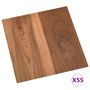 Voir la diapositive 2 : VIDAXL Dalles de plancher autoadhesives 55 pcs PVC 5,11 m^2 marron