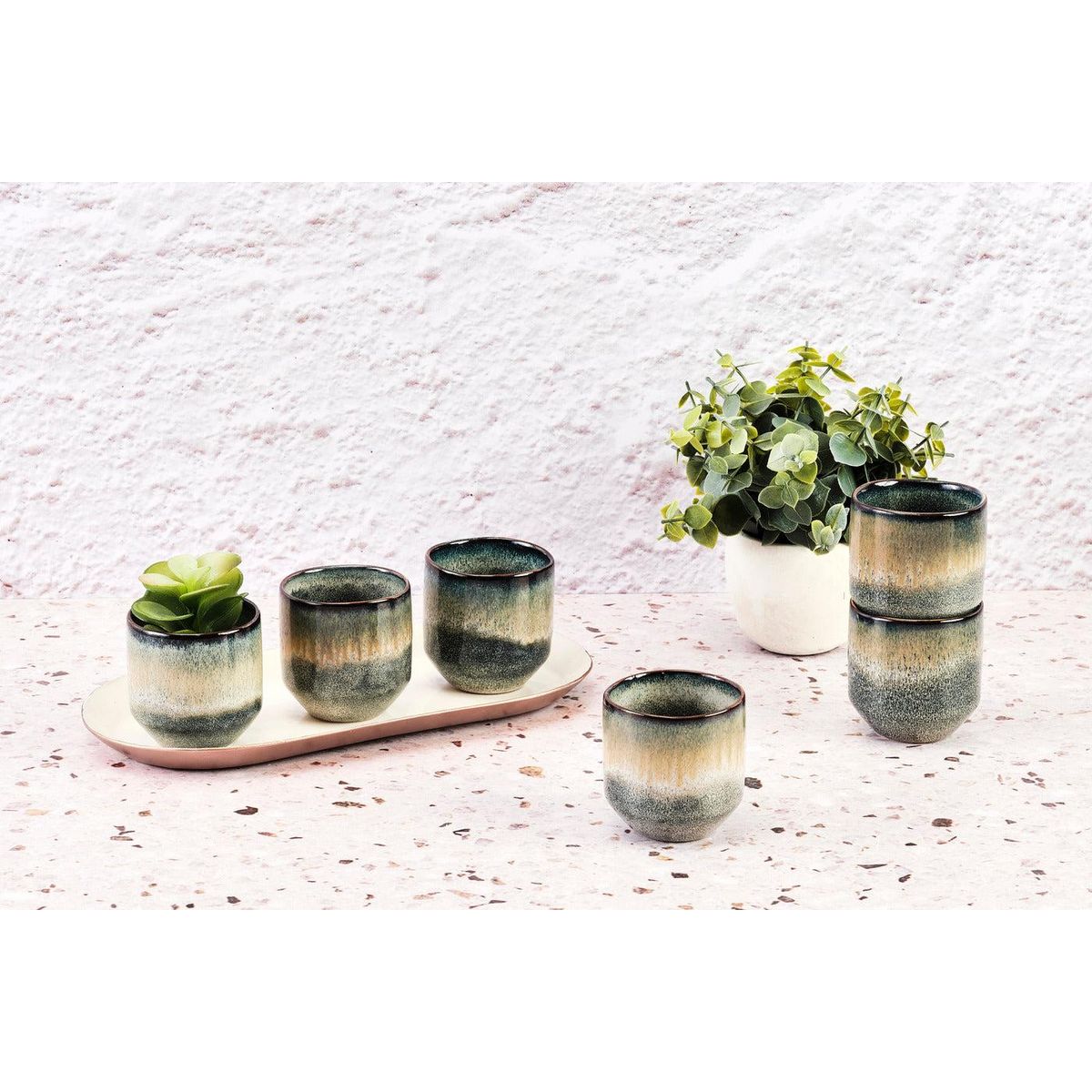 BJORN Tasse GENESIS 15cl - 6 pièces - Terre