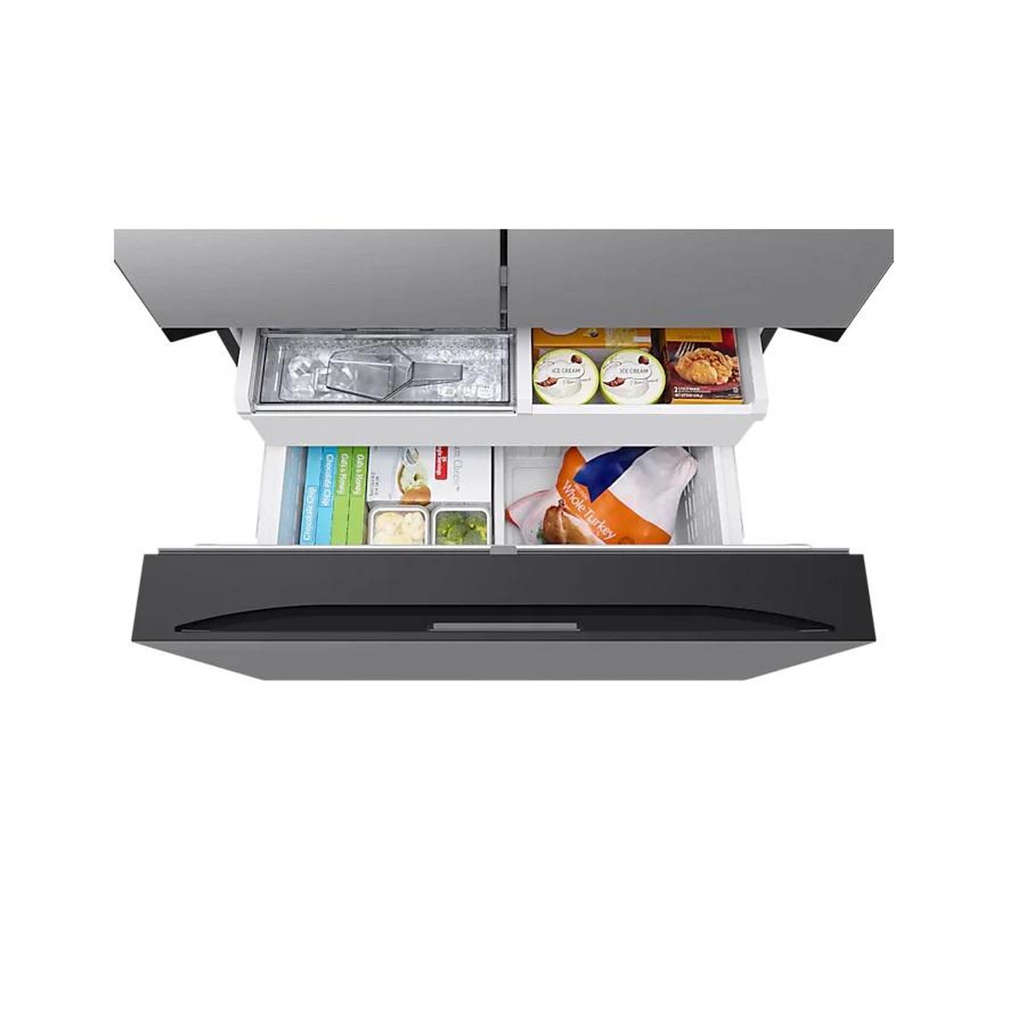 Voir la diapositive 4 : Samsung Réfrigérateur américain 91cm 674l nofrost - rf24b2660eql
