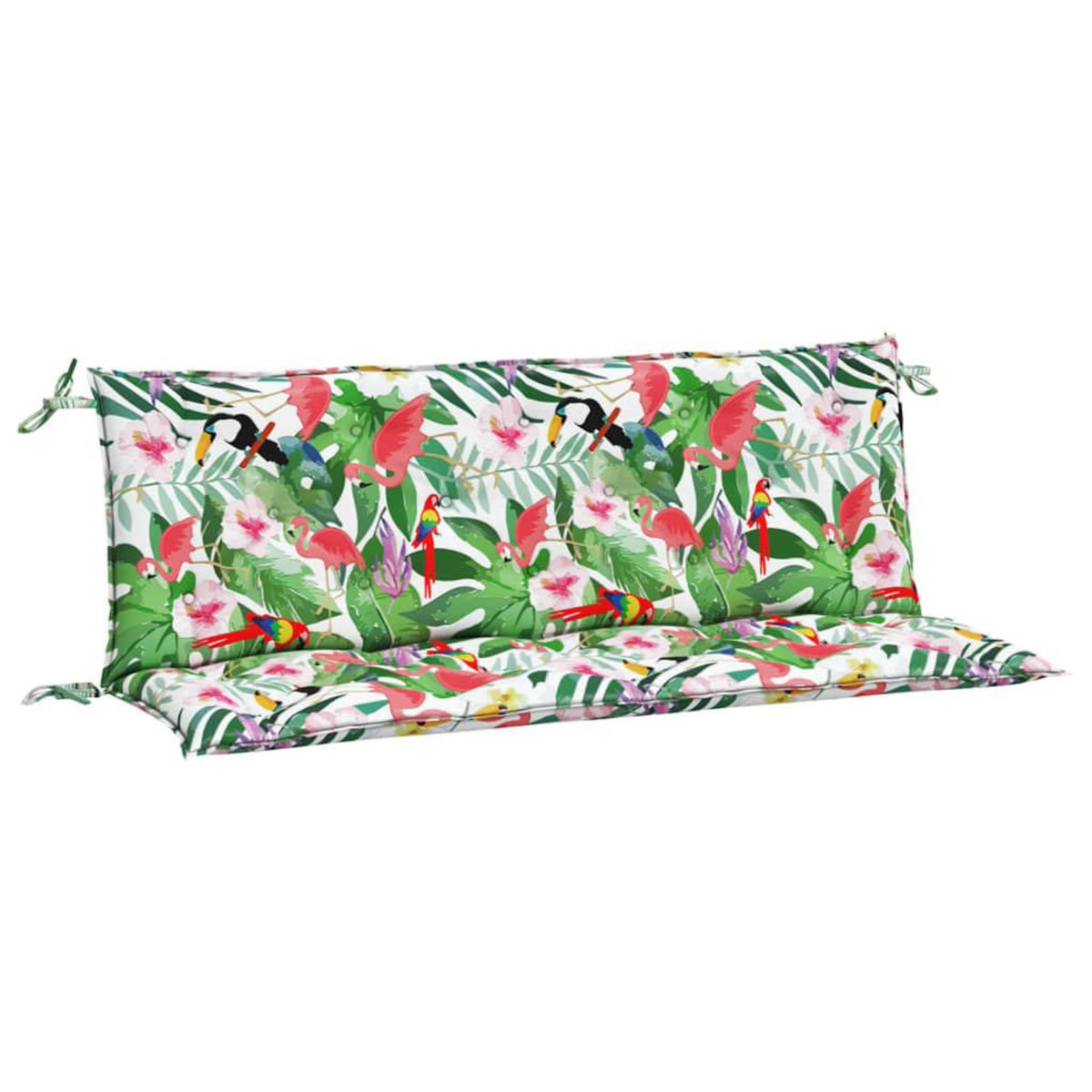 VIDAXL Coussins de banc de jardin lot de 2 multicolore 150x50x7 cm