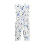 Petit Béguin Combinaison bébé en gaze de coton Tiana. Coloris disponibles : Beige