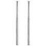 Voir la diapositive 2 : VIDAXL Pieds de table telescopique 2 pcs Chrome 710 mm - 1100 mm