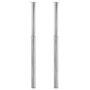 Voir la diapositive 2 : VIDAXL Pieds de table telescopique 2 pcs Chrome 710 mm - 1100 mm