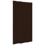VIDAXL Ecran de balcon Marron 140x240 cm Tissu Oxford