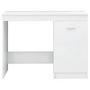 Voir la diapositive 4 : VIDAXL Bureau Blanc brillant 140x50x76 cm Bois d'ingenierie