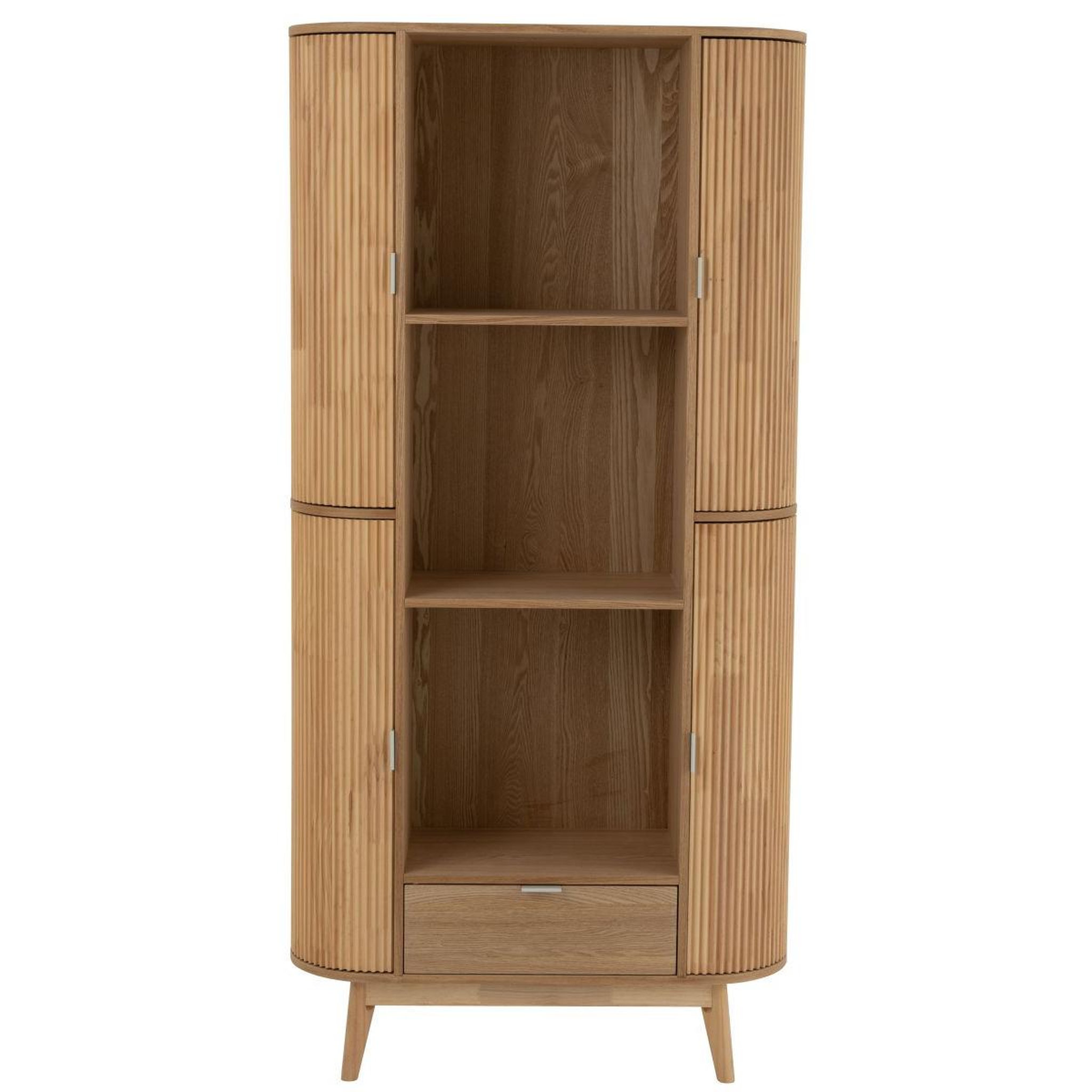 Voir la diapositive 2 : J-LINE Bibliothèque en bois  alta  180cm naturel