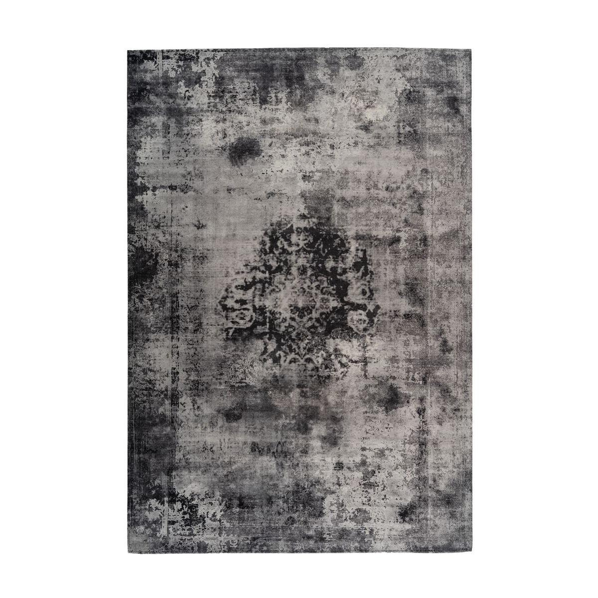 Voir la diapositive 1 : Paris Prix Tapis Rétro à Poils Courts  Vintage  Gris