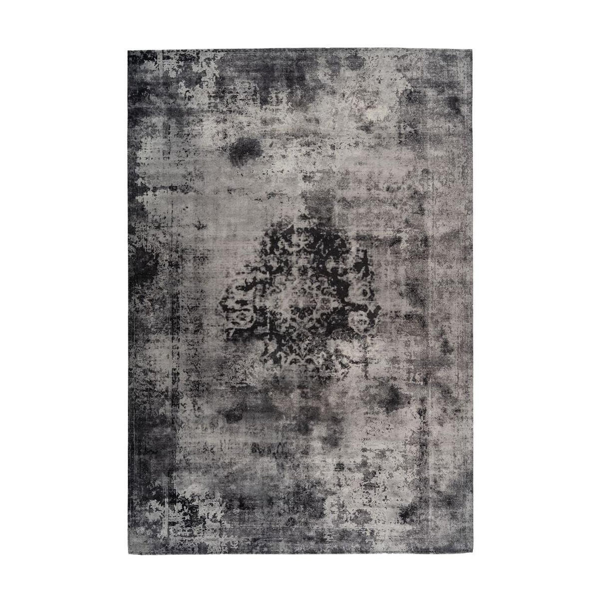 Paris Prix Tapis Rétro à Poils Courts  Vintage  Gris