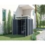Voir la diapositive 2 : Habitat et Jardin Abri de jardin  Detroit  en résine - Gris - 4.54m² - 1.91 x 2.38 m